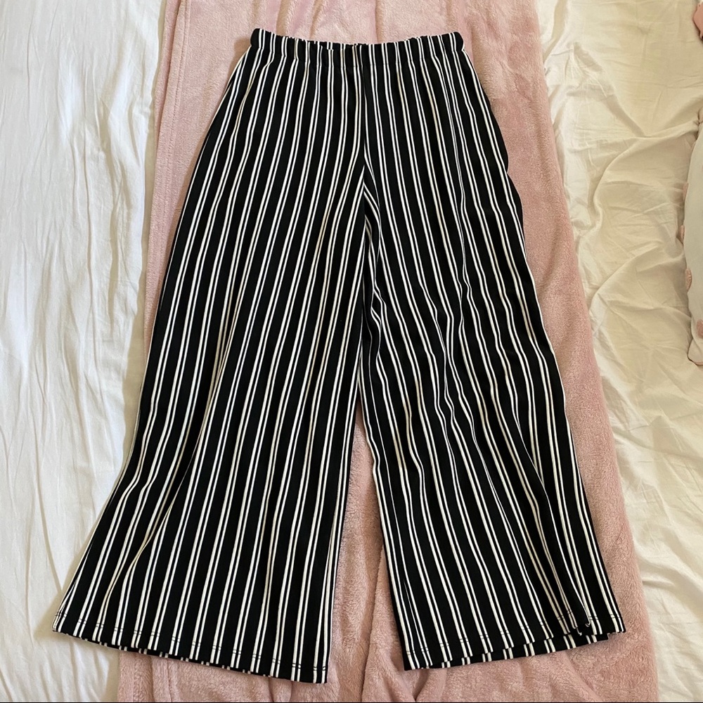 Wild Fable striped black and white pants